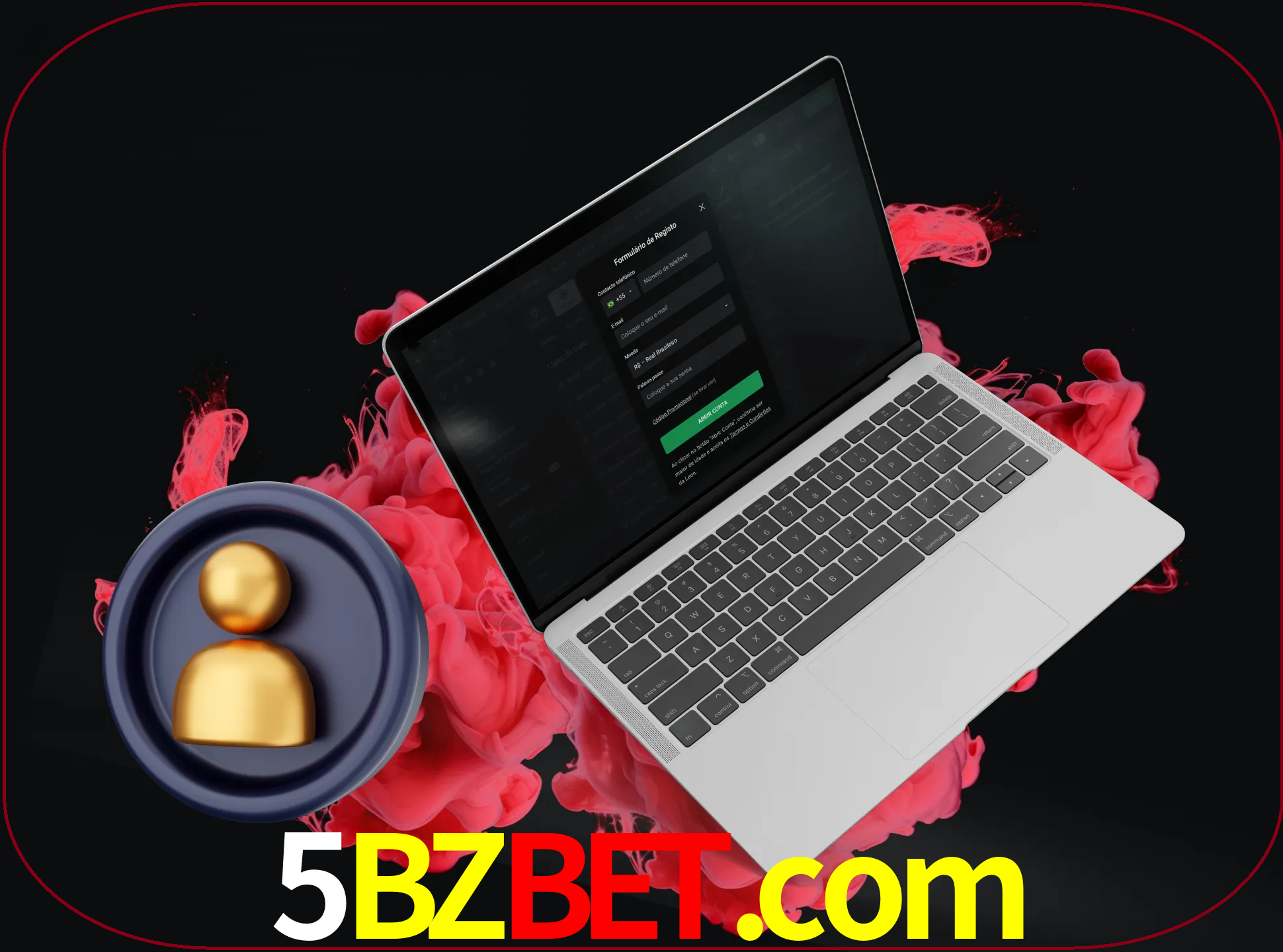 No cabeçalho do site 5bzbet, clique no botão que o levará a um formulário especial onde terá de introduzir as suas informações actuais.