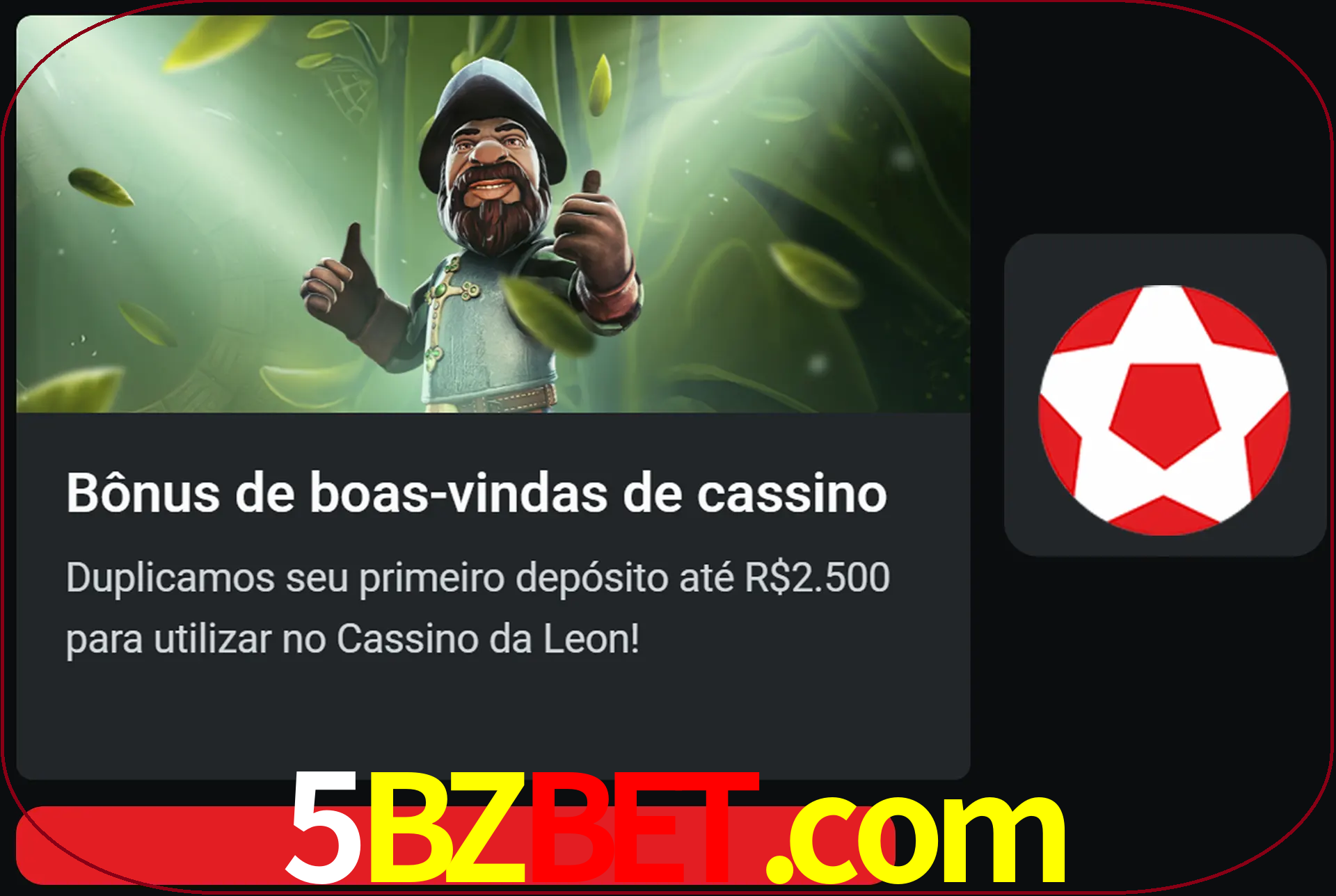 Receba seu dinheiro do bônus de boas-vindas após o primeiro depósito.