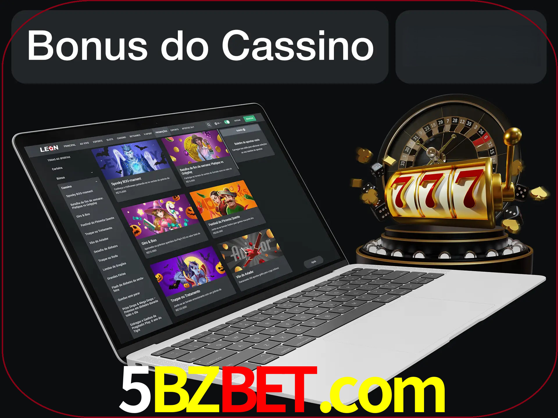 Use o bônus do cassino para começar melhor.